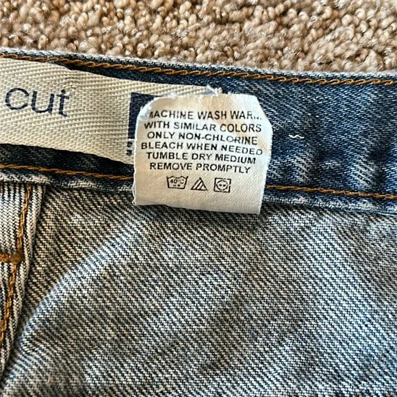 Vintage GAP Factory Bootcut Jeans Sz 14 Long 34L 100% Cotton VG/EUC - Picture 7 of 9